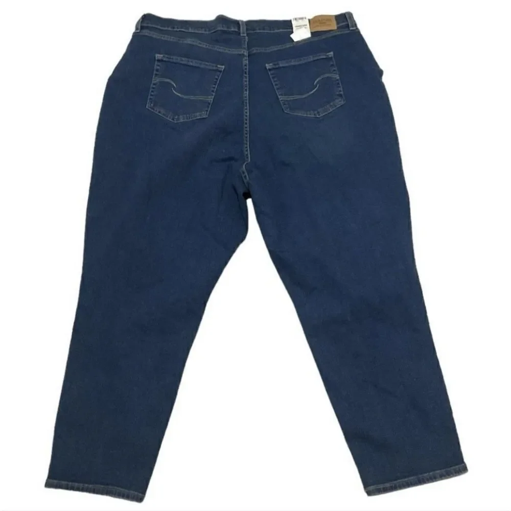 Levi's Strauss 90's Mom Blue Distressed Jeans Size 24 NEW